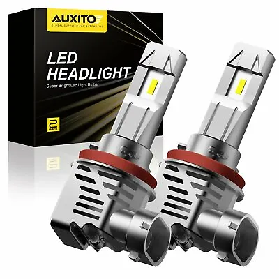 AUXITO H11 LED Headlight Kit Low Beam Bulb Super Bright 6500K HID White 24000LM • $34.19