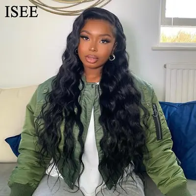 Mongolian Loose Deep Wave Lace Frontal Wig Human Hair 13X4  Loose Wave Wigs • $473.02