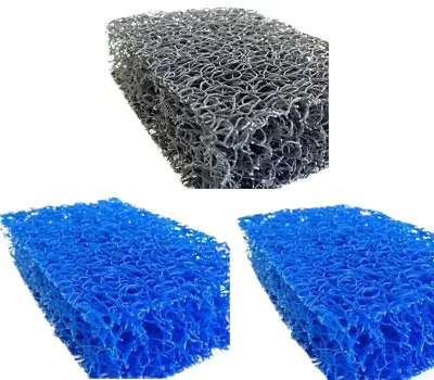 Matala Filter Media 12 X12  Pond / Aquarium Filtration 3 Pk. - 2 Blue & 1 Grey • $34.88