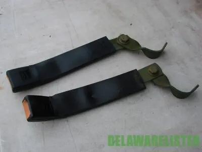 US Military ARMY Truck/Jeep M151 Seatbelt Buckles + Mounts Parts (Pair) USED • $23.70