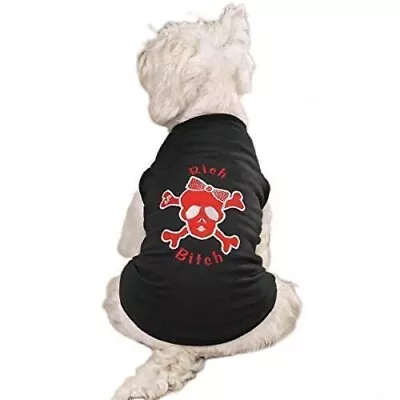 Dog Puppy Shirt Tank  Rich Bitch With Rhinestones  Zack & Zoey  XL 29-32  Chest • $9.99
