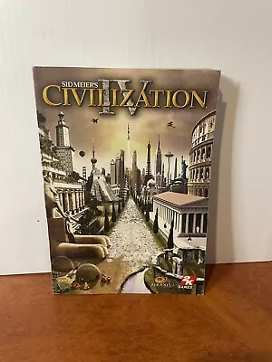 Sid Meier’s Civilization IV 224 Page Manual Strategy Guide 2005 & Specs Chart • $10.99