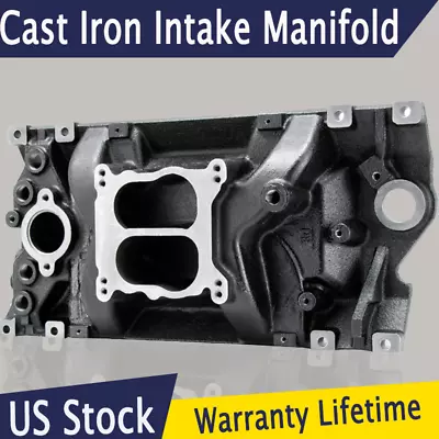 4bbl 8 Bolt Cast Iron Intake Manifold Mercruiser 8m0061387 / Volvo Penta 3856270 • $259