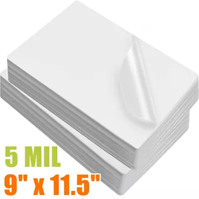 200Pack Thermal Laminating Pouches 5 Mil 9  X 11.5  Letter Size Laminator Sheets • $32.63