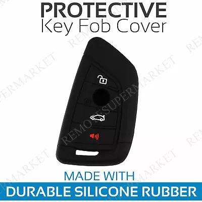 Key Fob Cover For 2014-2018 BMW 3 Series Protective Case Rubber Skin Jacket • $6.95