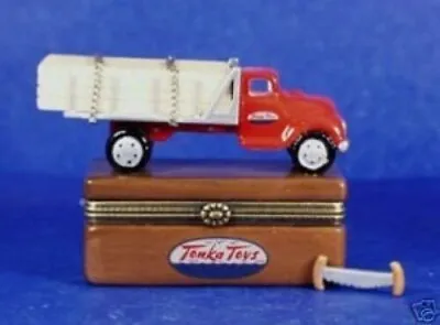 Tonka Lumber Truck  PHB Porcelain Hinged Box By Midwest Of Cannon Falls • $15.98