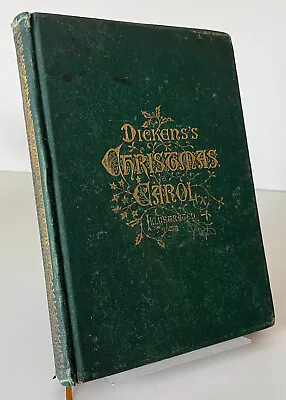 A Christmas Carol In Prose1869 Charles Dickens Boston Ornate With Engravings • $469.95