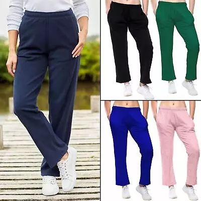 Womens Ladies Jogger Bottom Casual Pants Yoga Gym Jogging Running Sweat Trousers • £10.99