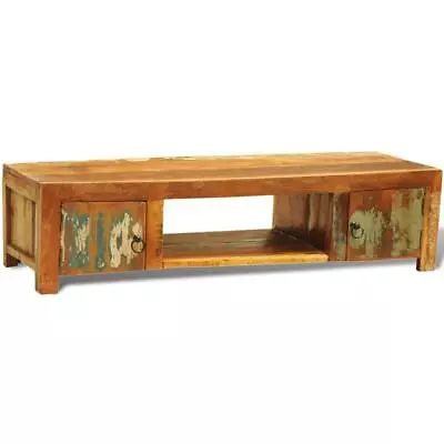 Reclaimed Wood TV Cabinet With 2 Doors Vintage Antique-style 241097 • $345.51