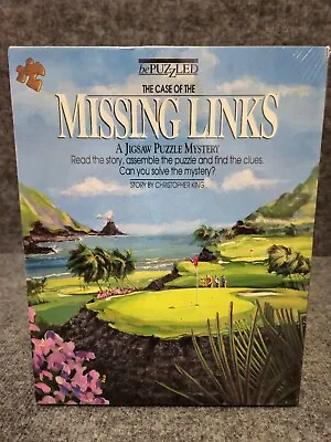 Vintage 1990 BePuzzled THE CASE OF THE MISSING LINKS Game And Puzzle • $25