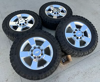 20  Chevy Silverado Hd 2500 3500 Polished Oem Wheels Tires Rims Gmc Sierra Lugs • $2499.99