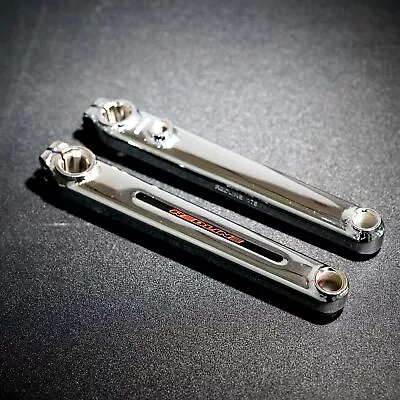 REDLINE FLIGHT Cranks BMX 3-piece Cranks 175 Mm Chrome Old School BMX Crank Arm • $106.90