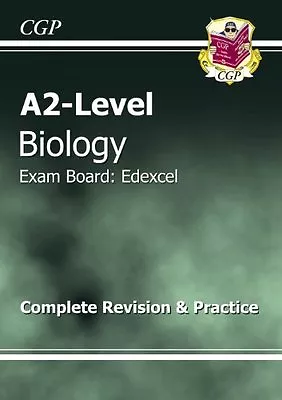 A2-Level Biology: Edexcel: The  Revision Guide By CGP Books • £2.51