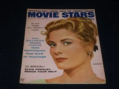 1956 July Movie Stars Parade Magazine - Grace Kelly Front Cover - E 1412 • $60