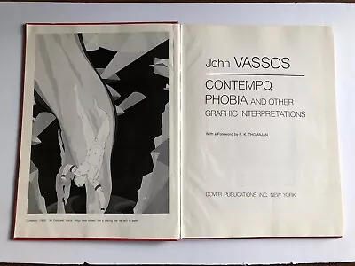 CONTEMPO PHOBIA & OTHER GRAPHIC INTERPRETATIONS ~John Vassos ~115 Plates ~Dover • $25