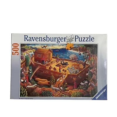 Ravensburger Puzzle 500 Piece Noah's Ark 1992 Vintage 143030 • $89.95