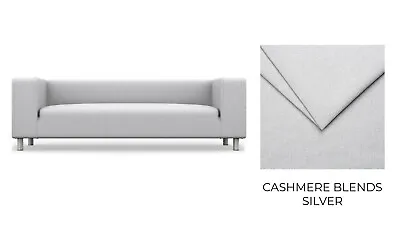 KLIPPAN 4 Seat IKEA Sofa Cover - Cashmere Blends / Silver • £154.80