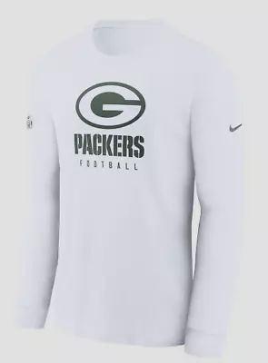 Packers Nike Dri-Fit Team Issue LS T-Shirt Long Sleeve XL NWT New With Tags GR29 • $31.19