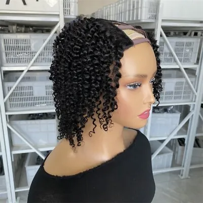 U-Part Wig 10  NTR# Kinky Curl Human Hair Wig For Ladies FreeShipping • $35