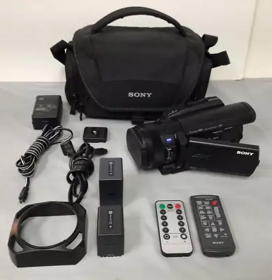 Sony Handycam FDR-AX700 4K UHD Premium Camcorder Video Camera W/ Accessories • $799.99