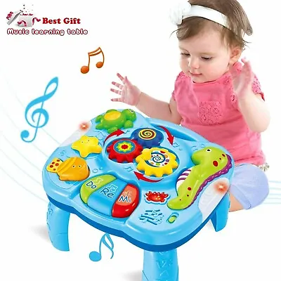 Baby Musical Activity Learning Table 2 In 1 Education Music For Cots /Stroller • £19.50