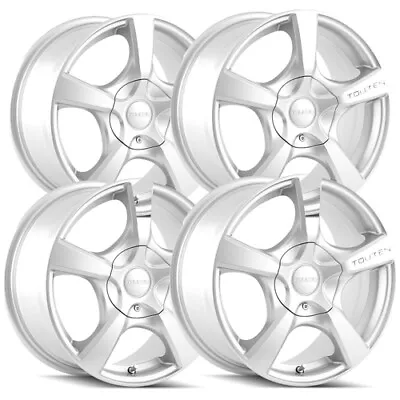 (Set Of 4) Touren TR9 17x7 5x112/5x120 +42mm Silver Wheels Rims 17  Inch • $563.96