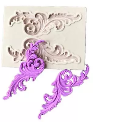 £2.95 • Buy Relief Baroque Silicone Fondant Mould Cake Border Decor Sugar Paste Mold IT