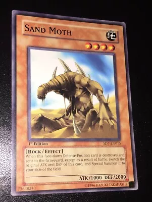 Sand Moth SD7-EN015 Common Yu-Gi-Oh Card 1st Edition New • £1.40