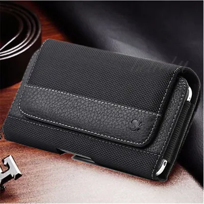 For Apple IPhone 8 8 Plus Horizontal Leather Pouch Case Cover Belt Clip Holster • $8.99