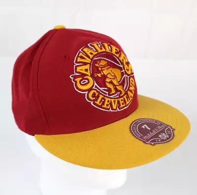 Mitchell & Ness Hat Cap Cleveland Cavaliers Fitted 7 56 CM NBA • $16.96