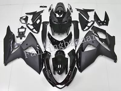 Fit For 2009-2016 GSXR1000 Gloss Matte Black ABS Injection Bodywork Fairing Kit • $431.25