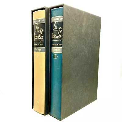 HUGO Victor  Les Miserables  [Heritage Press 1938] 2 Volume Set • $50