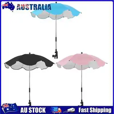 $21.20 • Buy UV Protection Sunscreen Baby Pram Umbrella Waterproof Stroller Sunshade Parasol