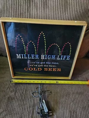 2006 Miller High Life If You've Got The Time Bouncing Ball Motion Beer Sign • $299.99