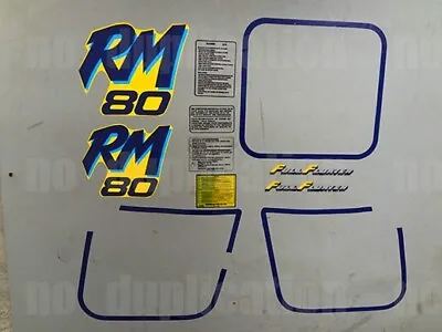 1989 Suzuki RM80 RM 80 Decals Graphics 11pc Kit 89 Stickers Stickers Pegatinas • $60.99