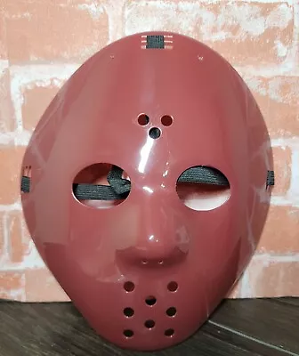 Plastic Halloween Hockey Mask Adult MAROON • $8