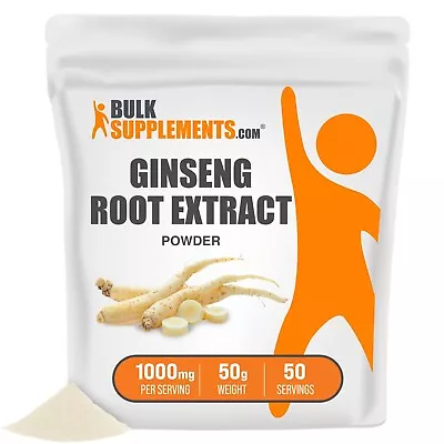 BulkSupplements Ginseng Root Extract - Promote Natural Energy & Endurance • $15.96