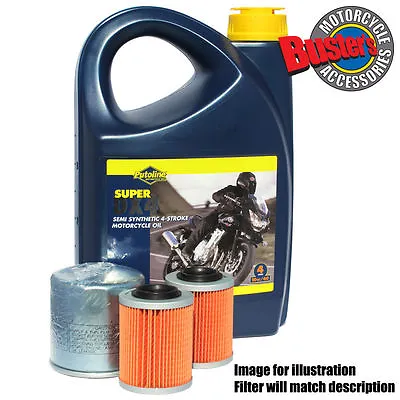 Kawasaki ZX-6R ZX600RAF 2010 Filter & Putoline DX4 Oil 4L • £36.98