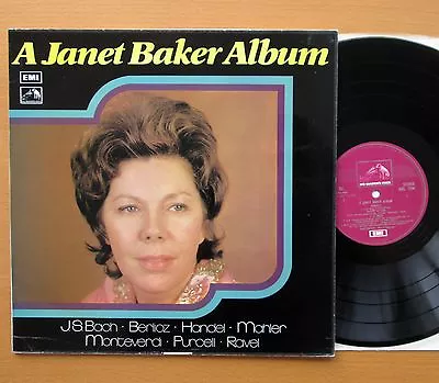 HQS 1294 A Janet Baker Album Bach Berlioz Mahler Etc 1973 NM/VG + Insert • £5.99