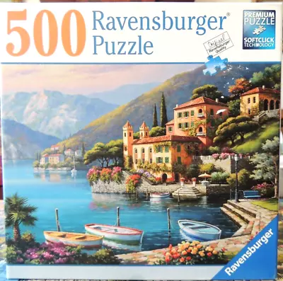 Ravensburger Puzzle 500 Pc Villa Bella Vista 81573 Complete • $14