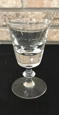 $108 • Buy Mid Century Modern Val St Lambert Water Stemware Dessert Wine Glasses Set 4