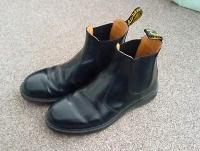 Dr. Martens 2976 Chelsea Men Size 10 UK Leather Boots - Black • £40