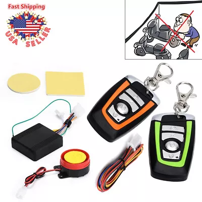 Motorcycle Scooter Remote Control Anti-theft Alarm Security System Engine Start • $21.99