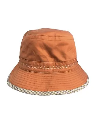 £85 • Buy Aquascutum Bucket Hat Cap Scarf Mini Trim