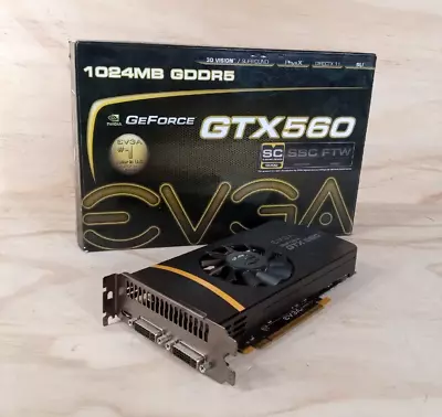 EVGA GeForce GTX 560 1GB GDDR5 Graphics Card 01G-P3-1469-KR  Tested • $29