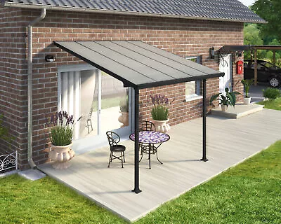 Lean To Veranda Pergola 3x3.05 Aluminium Patio Cover Feria Canopia By Palram • £999