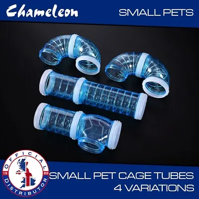 8pcs Hamster Tunnel Set 4 Colours 2 Sizes Available Hamster Tubes • £7.08