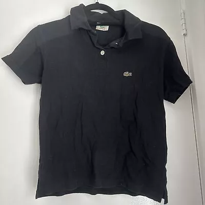 Lacoste Black Polo L • $10