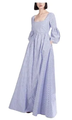 $225 • Buy Staud Plumeria Striped Maxi Dress NWT