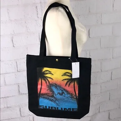 SUBLIME Punk Band Canvas Tote Bag Shopping Bag Music Memorabilia NWT • $15.99